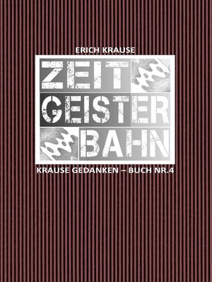 cover image of Zeitgeisterbahn